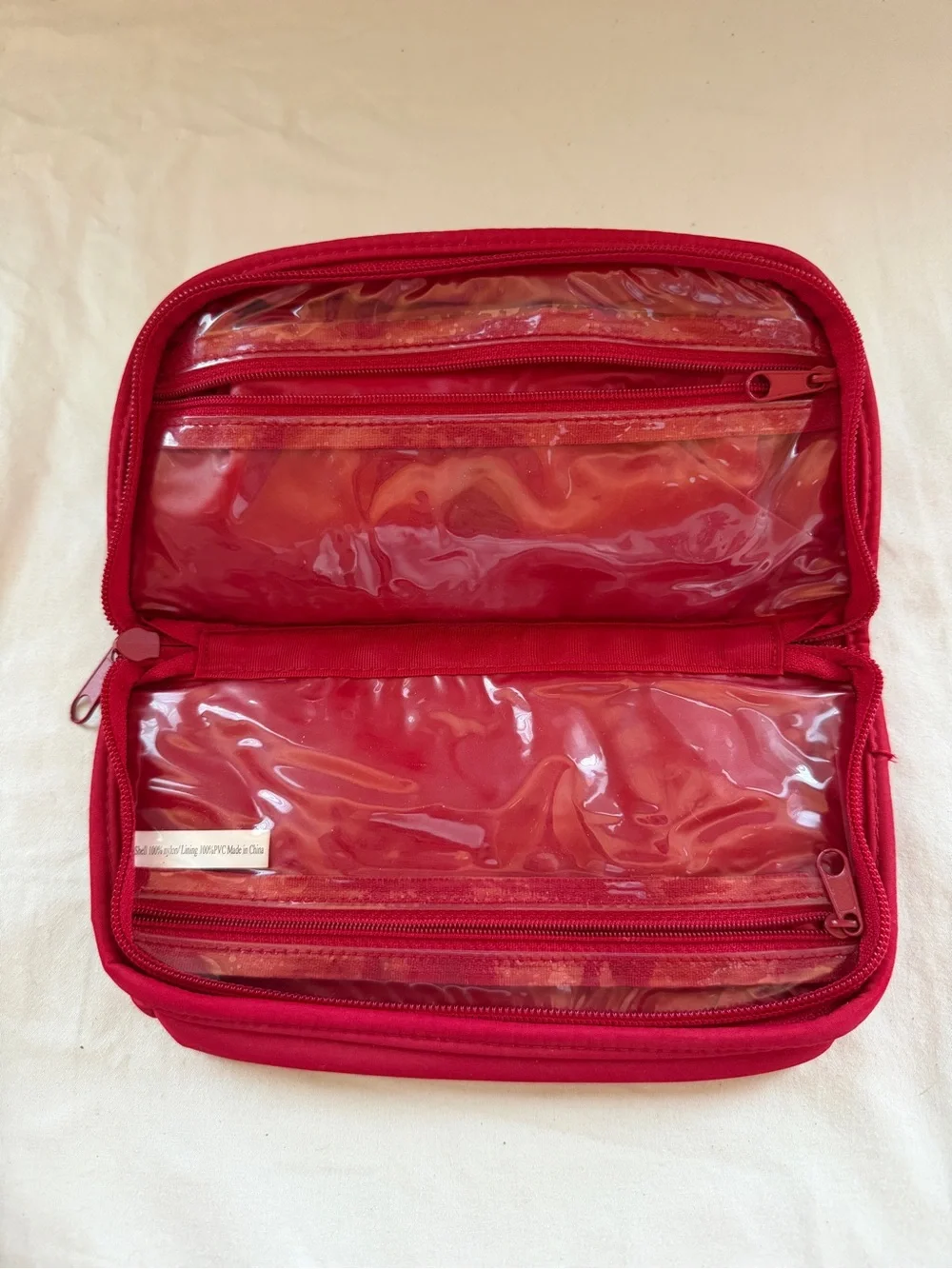 Brighton Red Heart Accent Cosmetic Pouch
